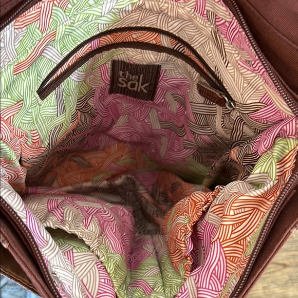 The Sak Ventura 100% Leather Convertible Backpack Messenger Crossbody Bag Purse - Picture 9 of 12